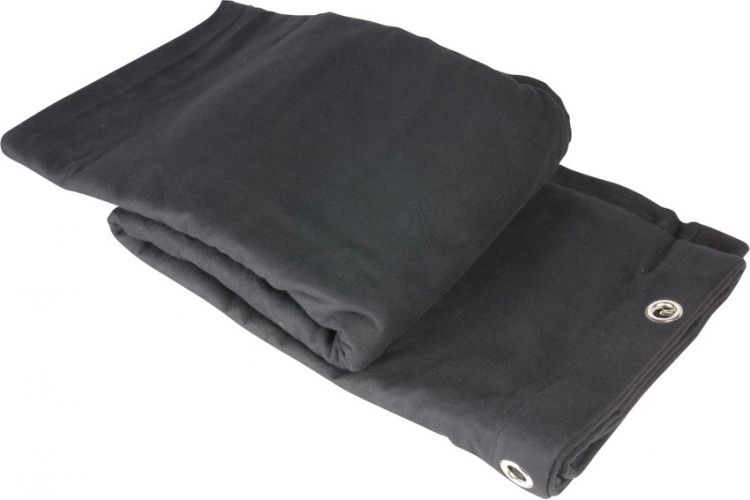 Molton curtain - black - 6H x 3W